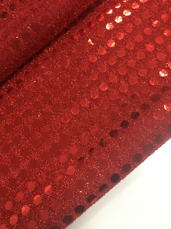 Punto lame con LENTEJUELA. ROJA 