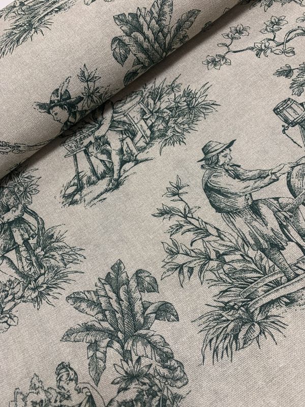 Loneta toile de youy VERDE