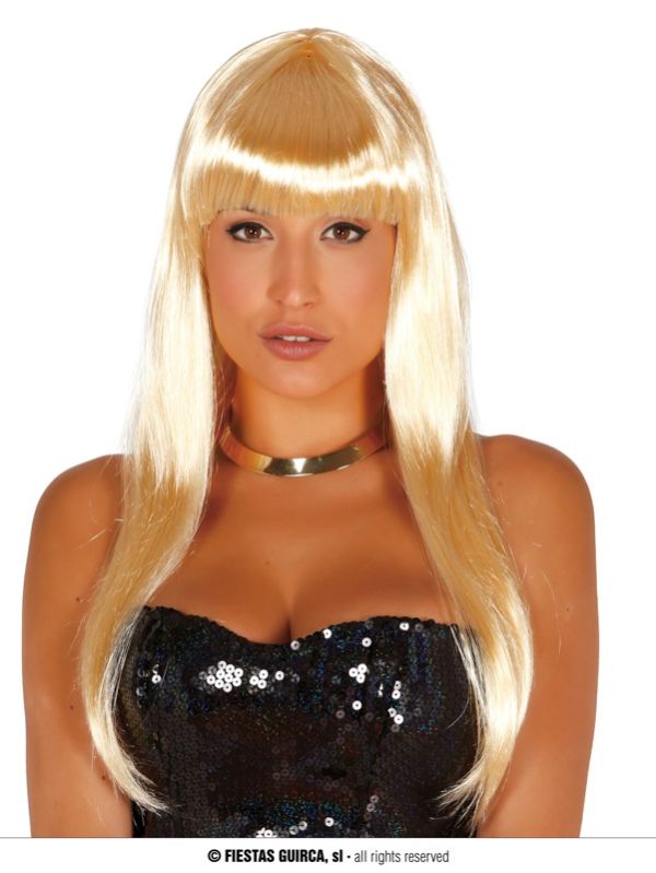 Peluca Melenas Rubia