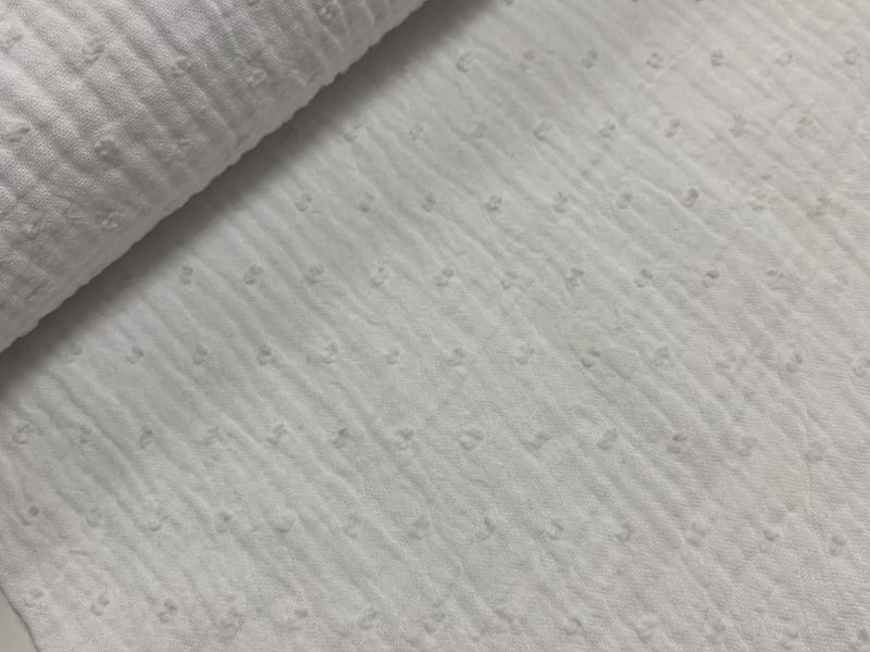 Tela MUSELINA PLUMETI BLANCO 