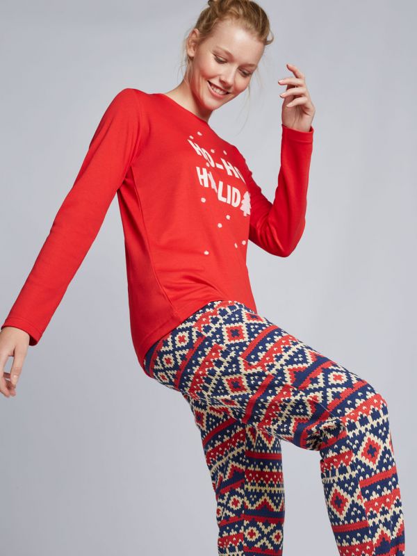 Pijama mujer navideño