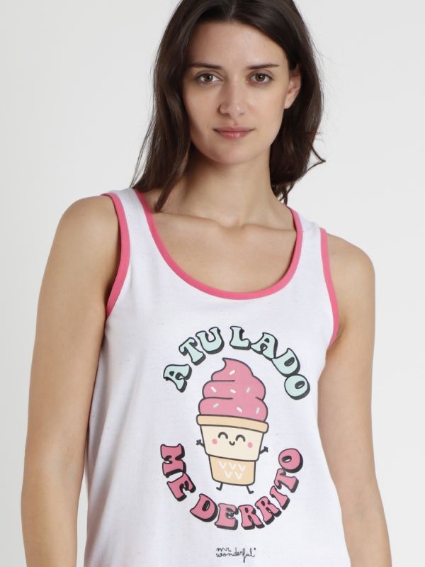 Pijama mujer A  tu lado, me derrito Mr. Wonderful