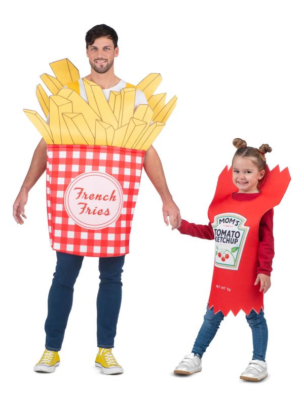 Disfraz de Patatas Fritas con Ketchup