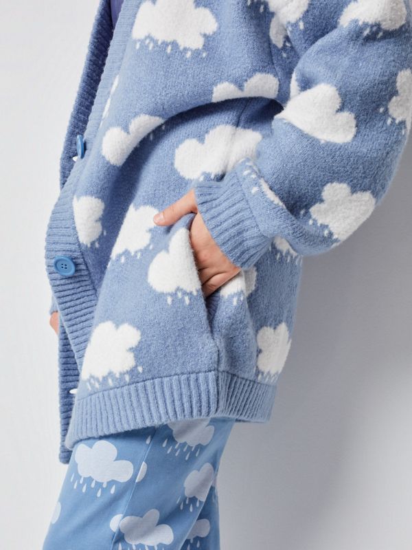 Chaqueta mujer nubes
