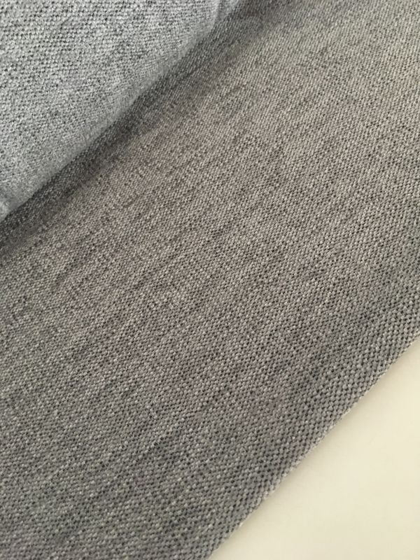 Chenilla lisa DOBLE CARA GRIS 