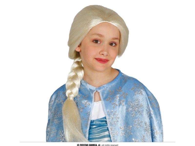 Peluca princesa infantil