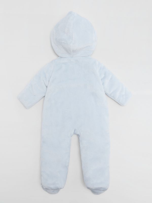 Buzo bebé pelo capucha estampado oveja