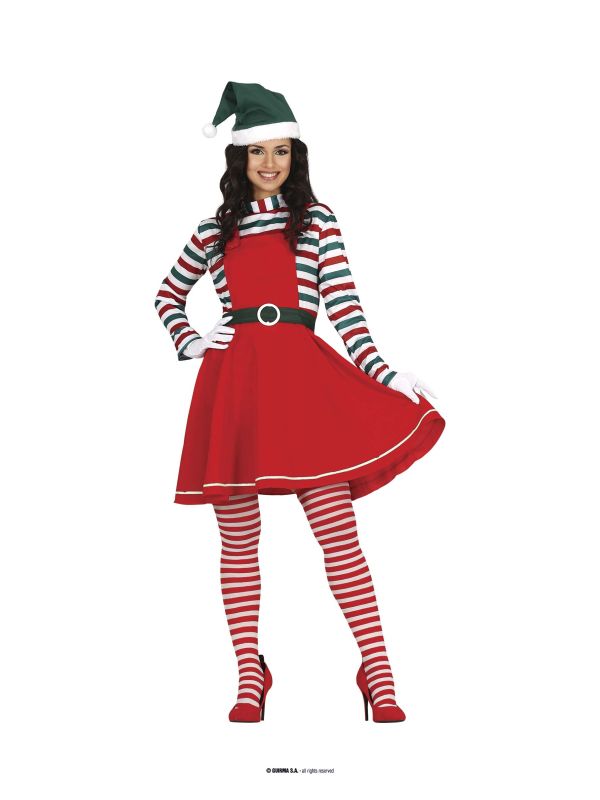 Disfraz de Ayudante de Santa chica