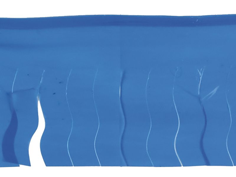 Bolsa Fleco Plástico Azul 