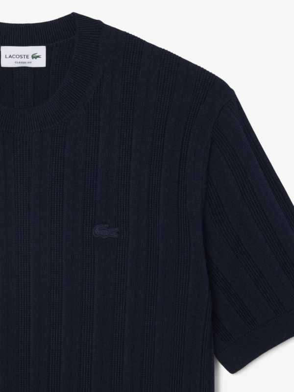  Jersey de Manga Corta de Canalé Vaporoso de Lacoste