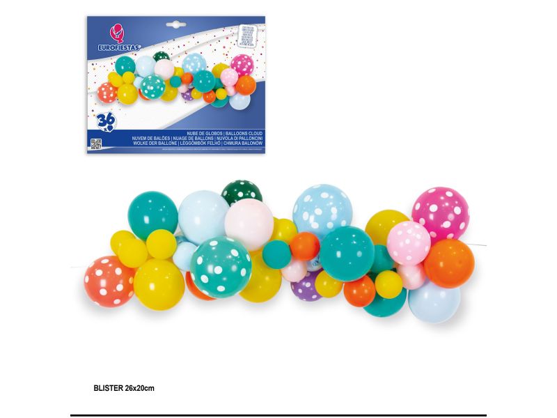 Arco de globos de colores