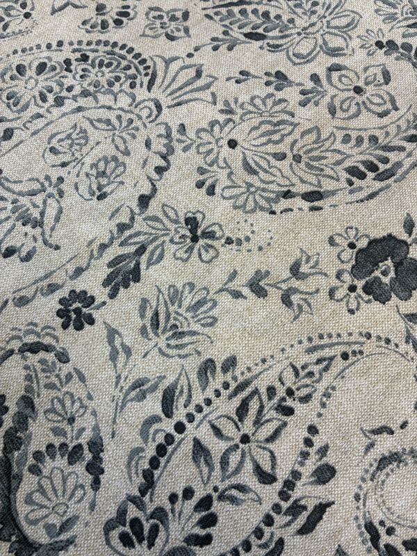 Loneta estampada CACHEMIR AZUL 