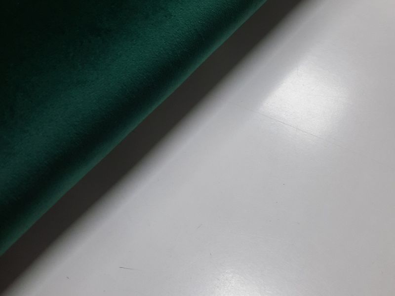 Terciopelo VERDE EFECTO PANA LISA