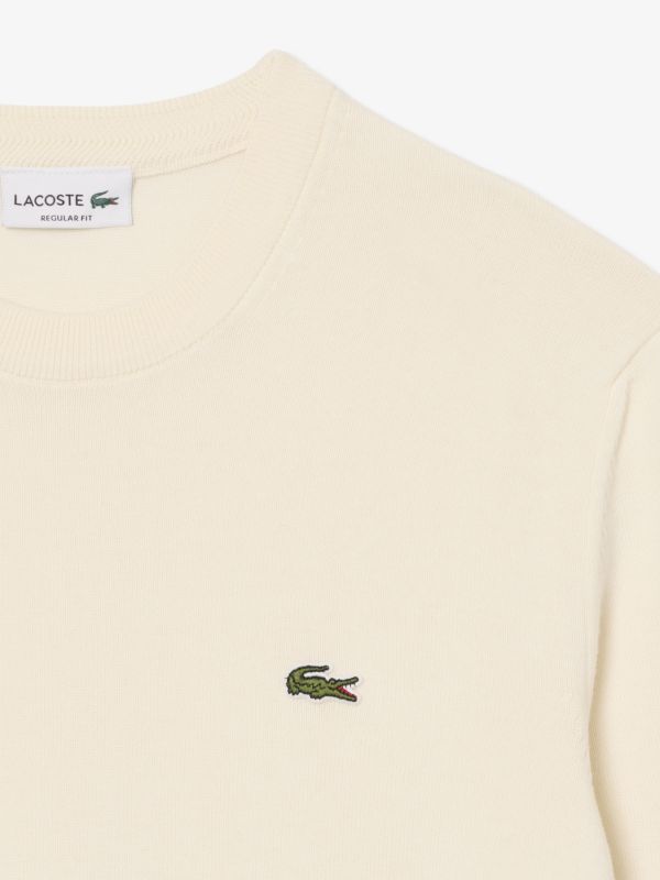 Lacoste Essential: Off-White Silk