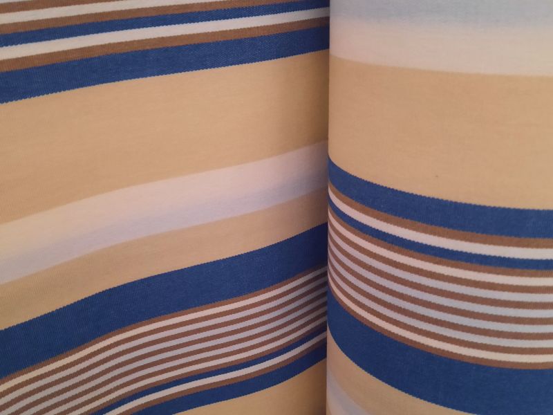 Tela de toldo TEFLON RAYAS AZULESY BEIGES