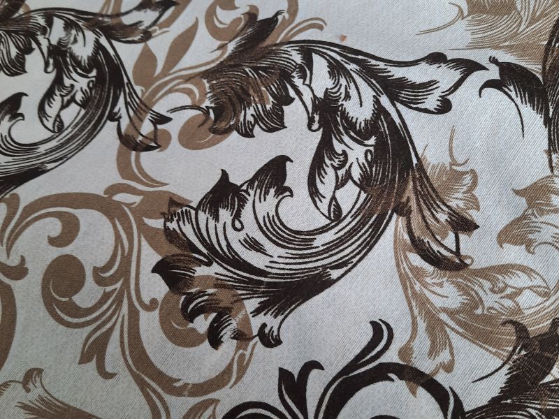 Loneta ESTAMPADA CLASICO TONOS TOSTADOS 