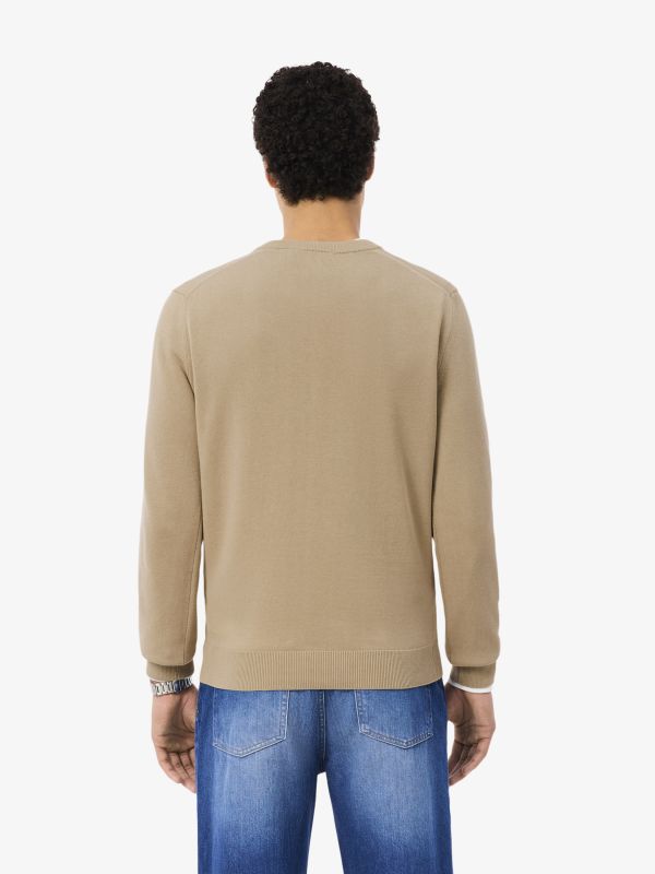 Lacoste V-Neck: Heritage Beige