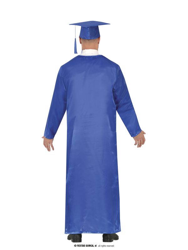 Toga graduado azul adulto