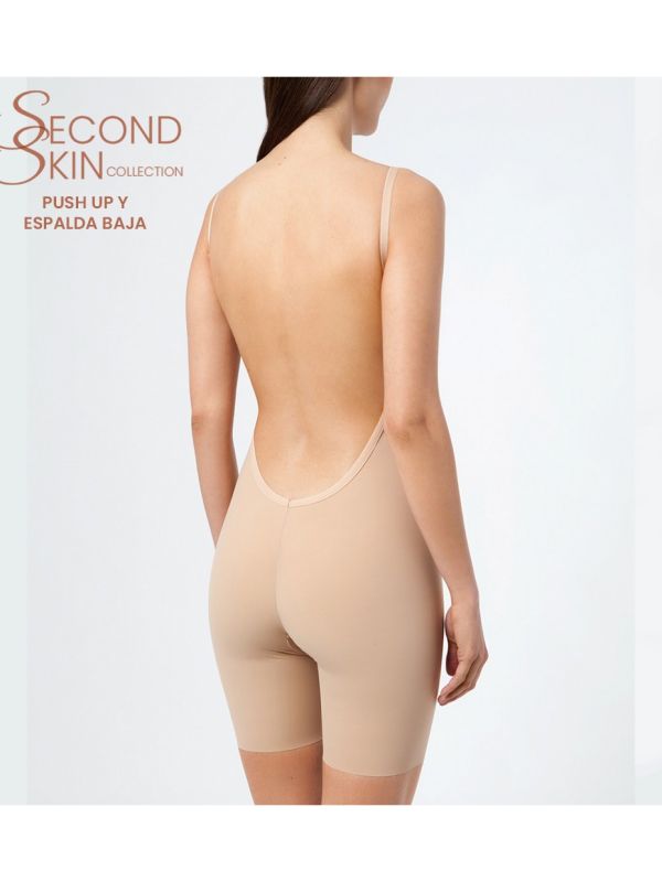 Body espalda baja y push-up con pata Second Skin Ivette Bridal