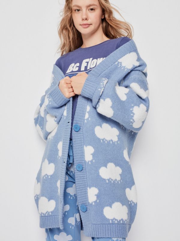 Chaqueta mujer nubes