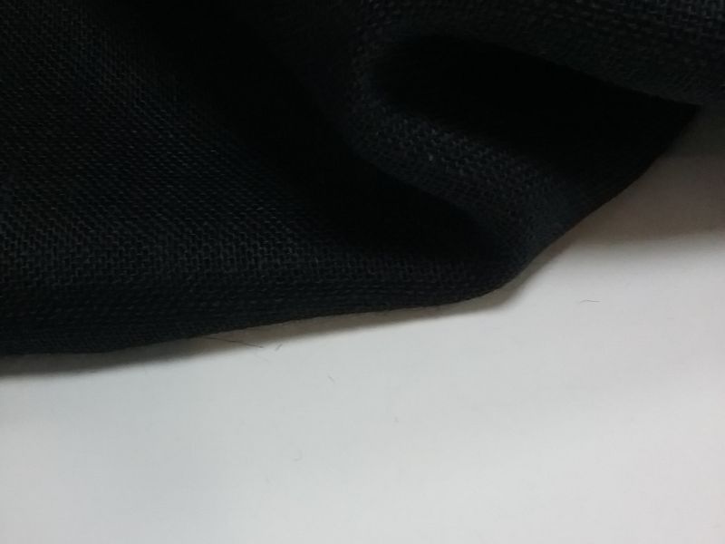 Tela de saco o arpillera NEGRA