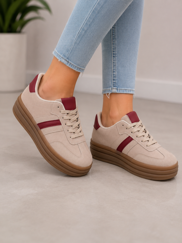 Deportivo Plataforma Beige
