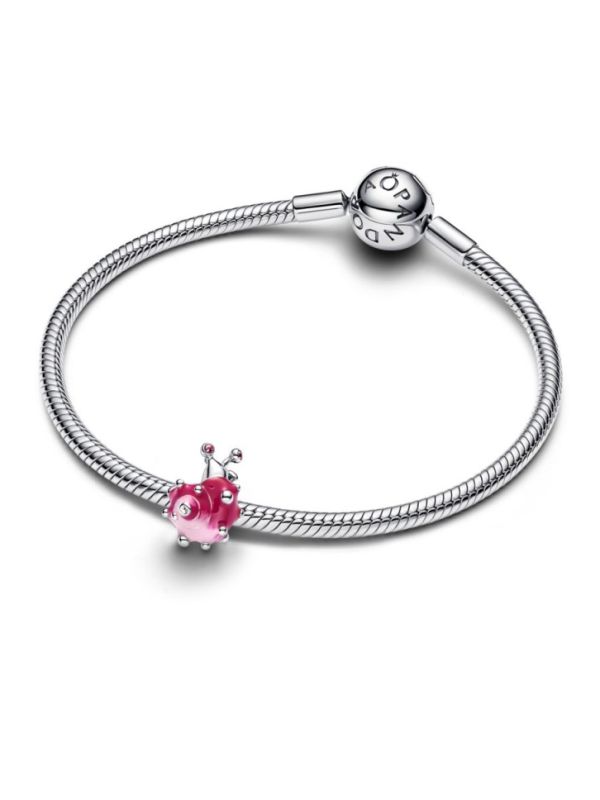 Charm Pandora Caracol Rosa pulsera