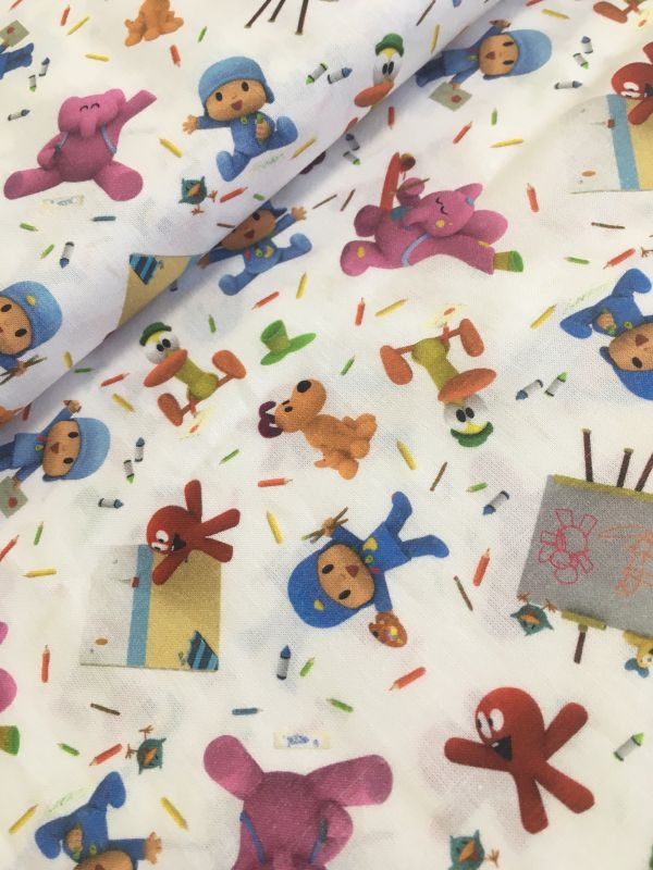 Algodón estampado POCOYO