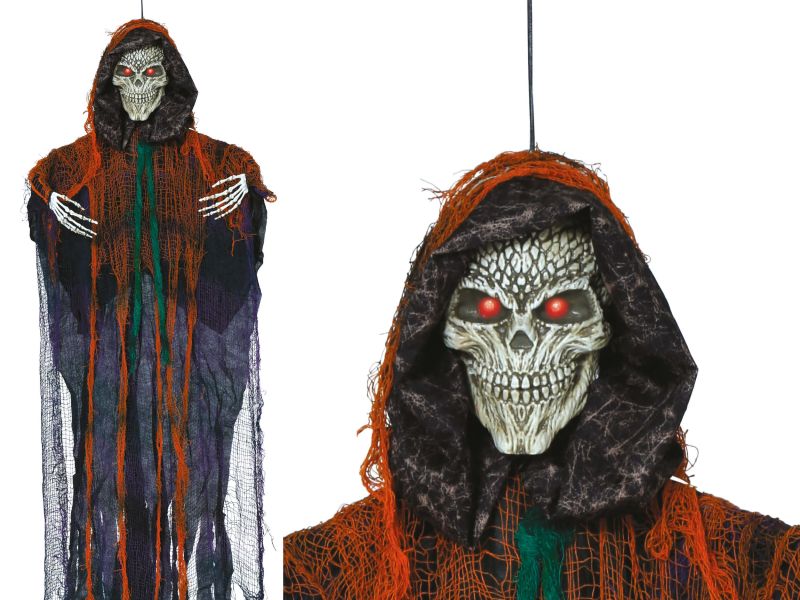 Colgante esqueleto con luz