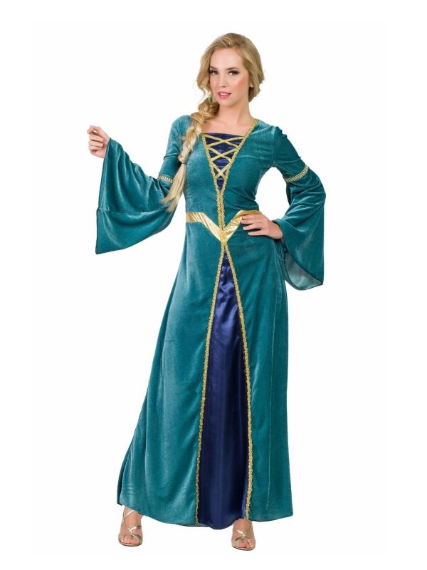 Disfraz de princesa Medieval Verde