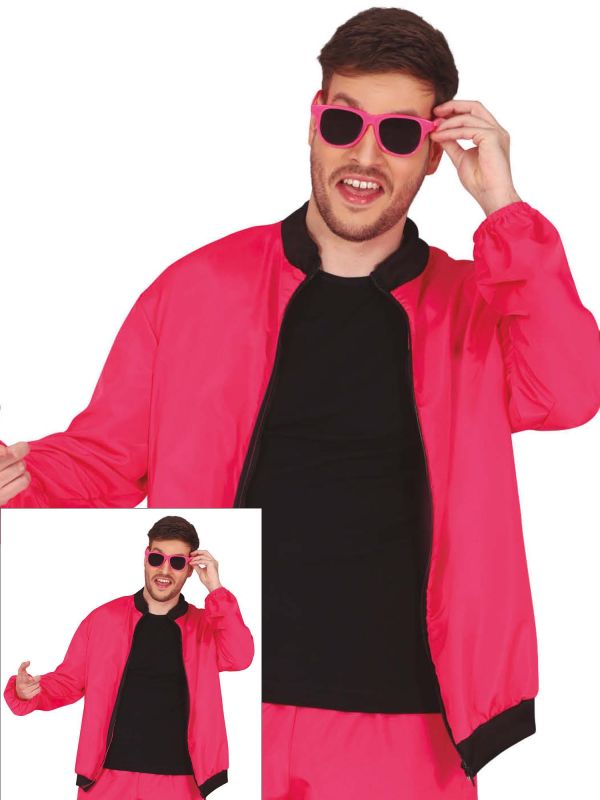 Chandal rosa flúor para hombre