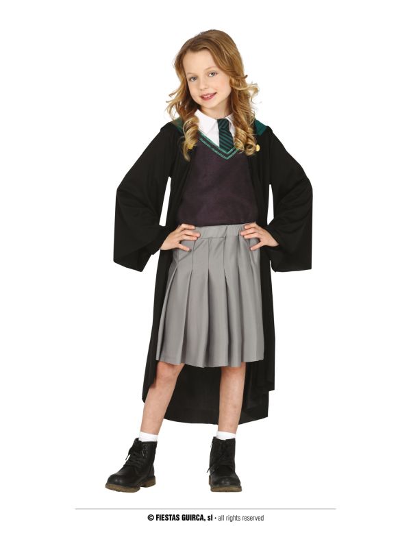 Disfraz de Maga verde infantil