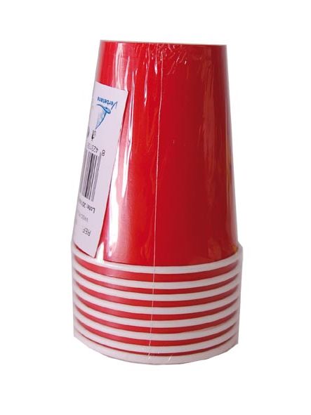 Vasos Cumpleaños Rojo