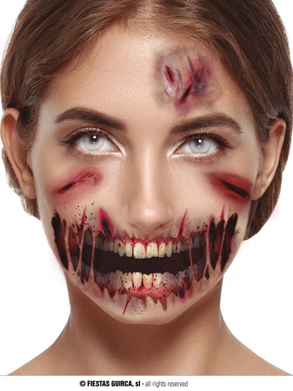 Tatuaje cara heridas