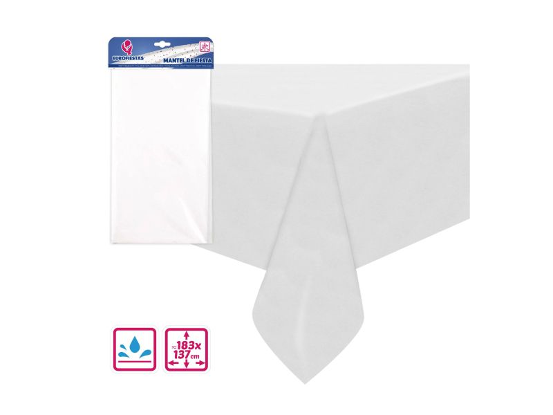 Mantel Cumpleaños Blanco