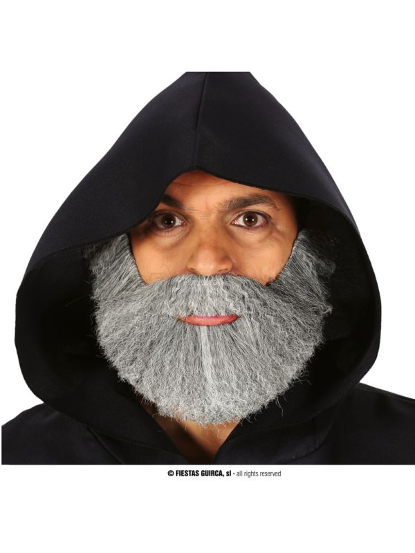 Barba Tupida Gris