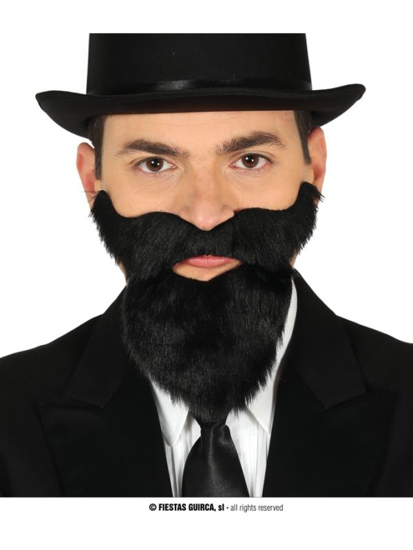 Barba y Bigote negro