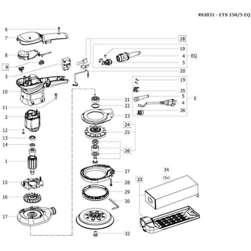 Portaescobillas Par 230 V Ref. 490714