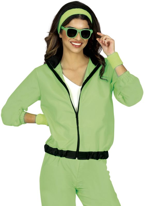 Chandal mujer verde fluor