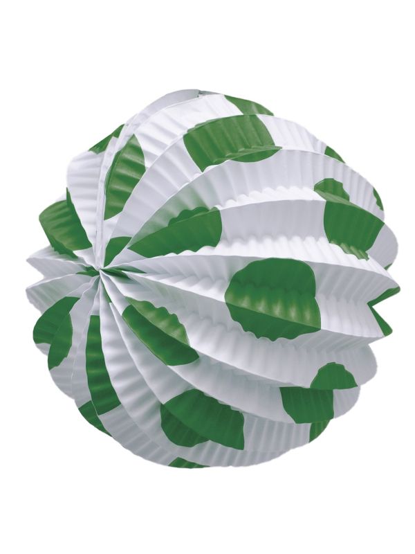 Bolsa de 12 faroles blanco lunar grande verde