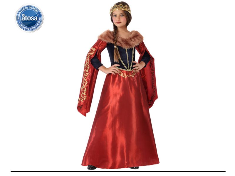 Disfraz de Dama Medieval Infantil