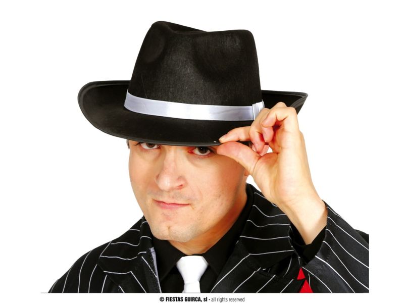 Sombrero Gangster Negro