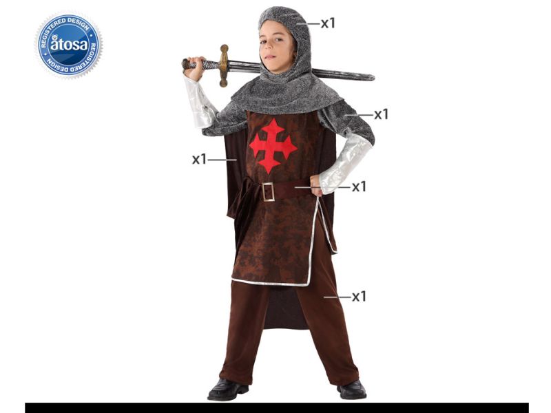 Disfraz de Cruzado Medieval Infantil