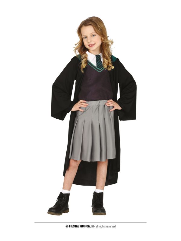 Disfraz de Maga verde infantil