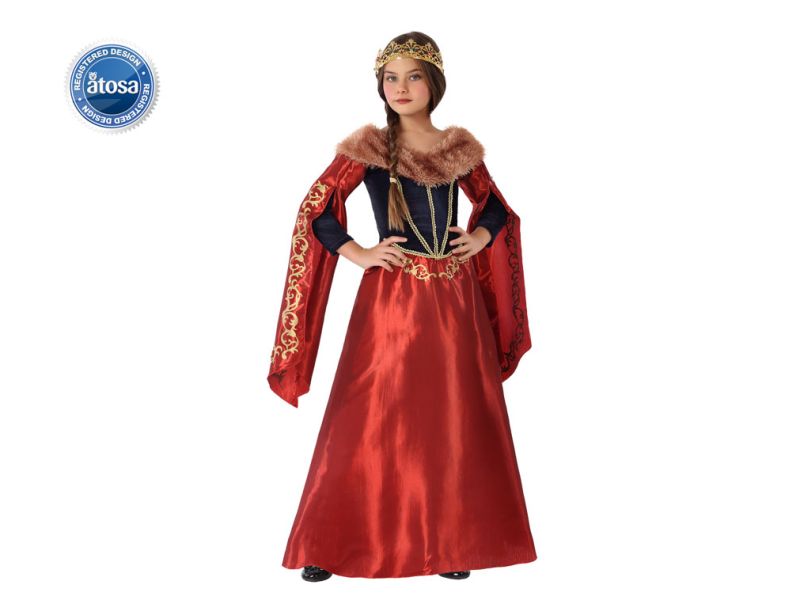 Disfraz de Dama Medieval Infantil