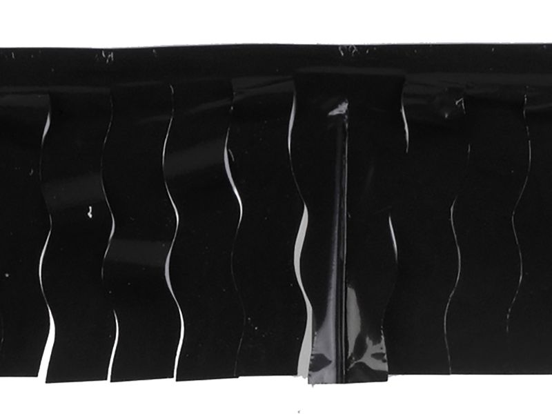 Bolsa de Fleco Plástico Negro