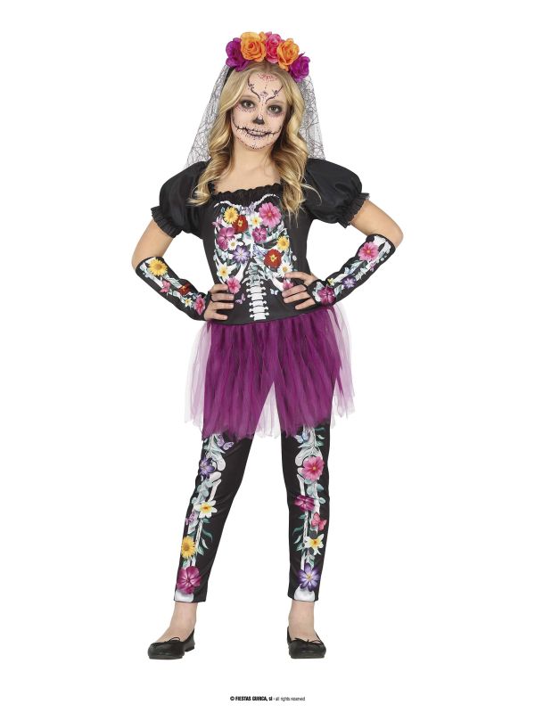 Disfraz de Catrina Infantil