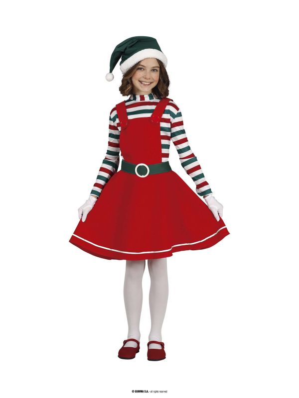 Disfraz de Elfa de Santa Infantil