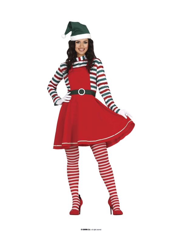 Disfraz de Ayudante de Santa chica