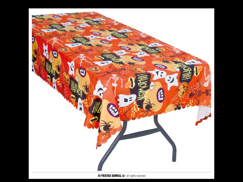 Mantel naranja Halloween